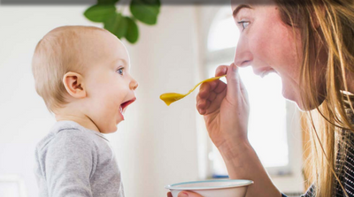 Weaning your baby onto solids: 0 to 3 years